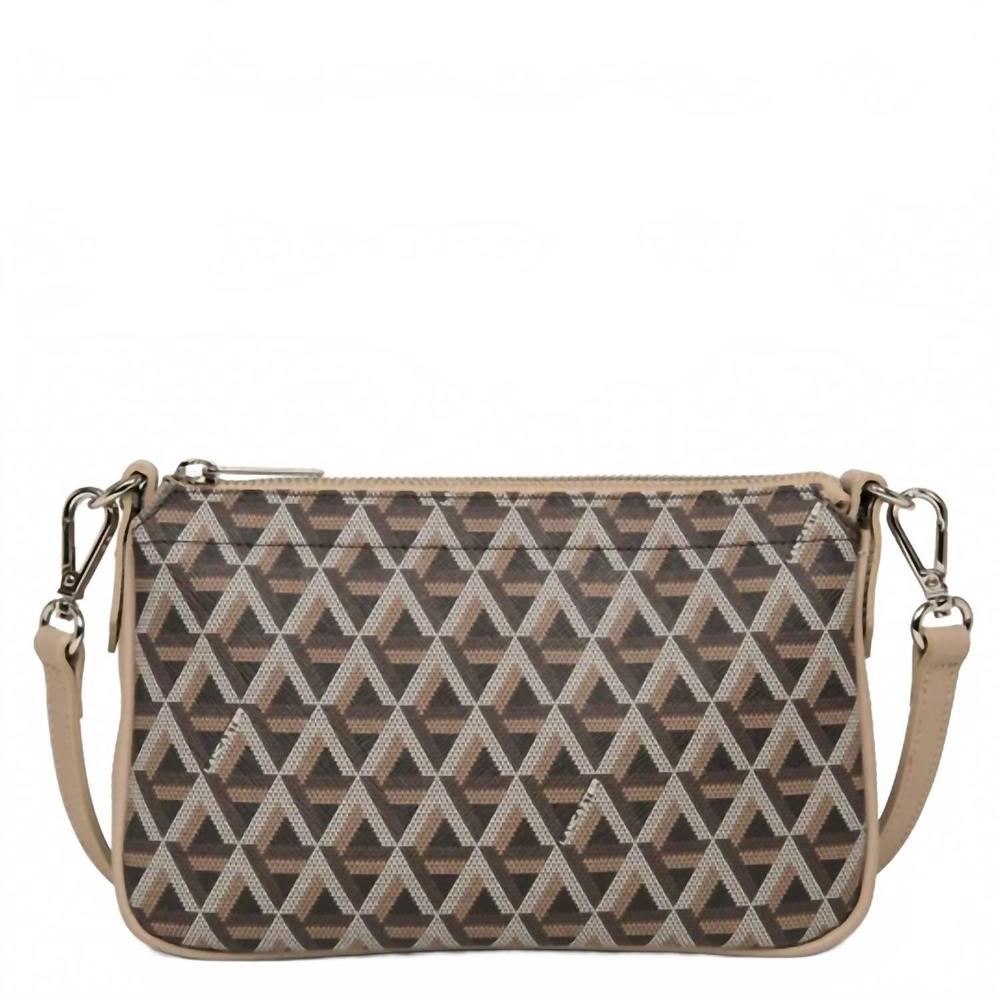 NEW LANCASTER ikon baguette in brown/beige/black